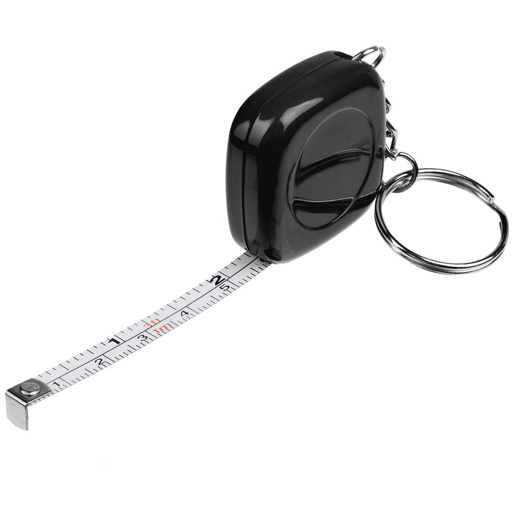Брелок с рулеткой Metric, черный-1