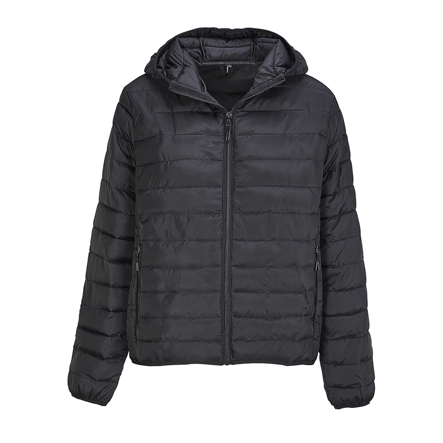Куртка женская "STREAM HOODED" 280 Т, черный-0