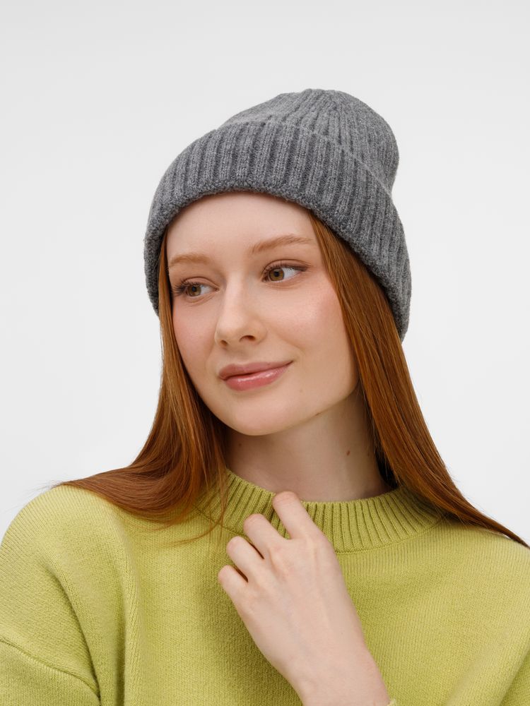 Шапка Laconi, темно-серый меланж-5