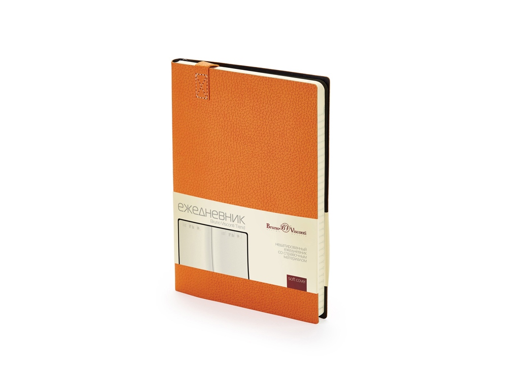 Ежедневник А5 недатированный Trend, оранжевый-0