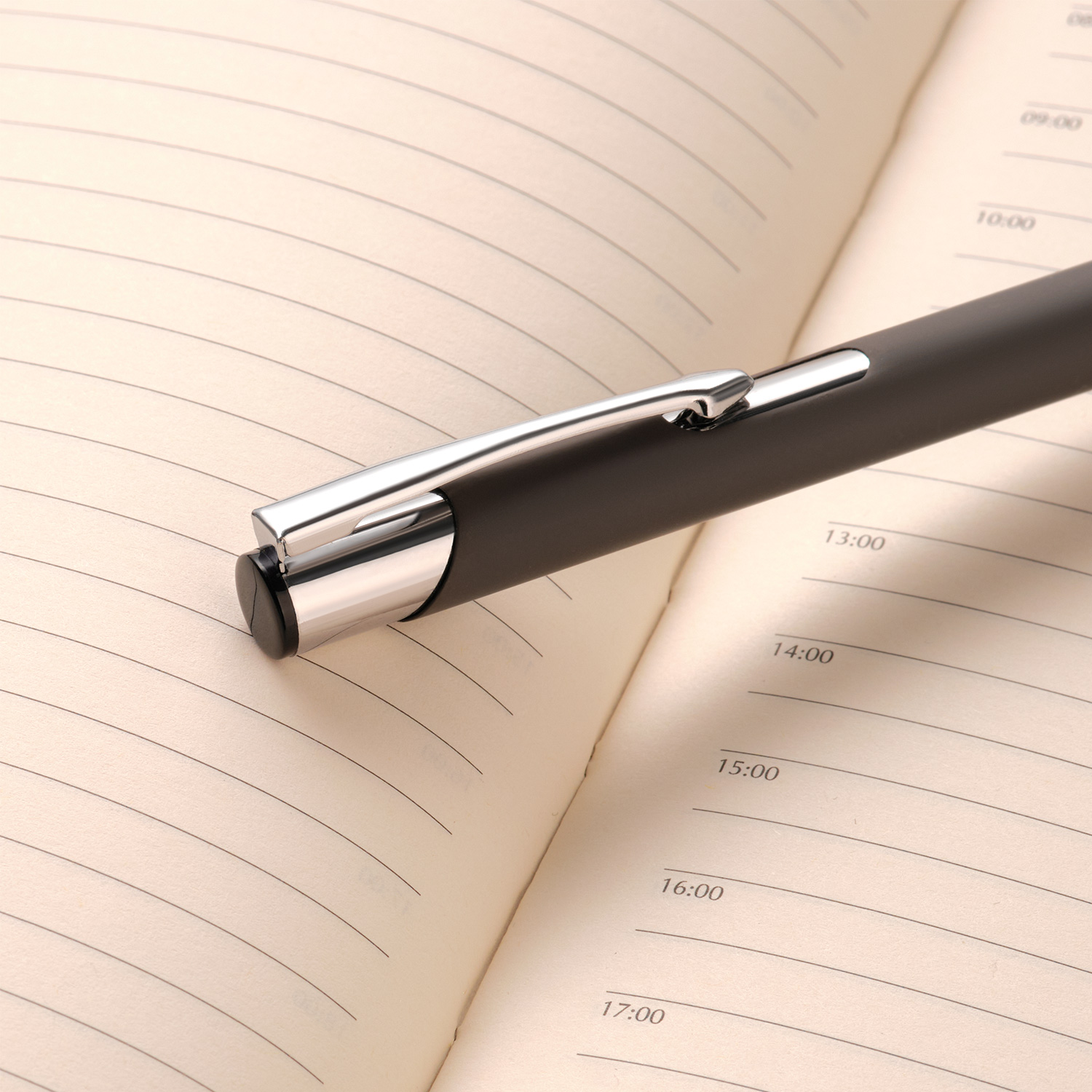 Шариковая ручка Alpha, какао-4