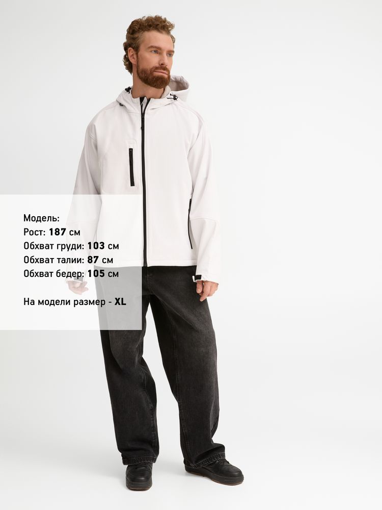 Куртка мужская с капюшоном Replay Men 340, белая-5