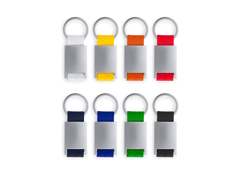 Брелок MINERAL, серебристый/красный-2