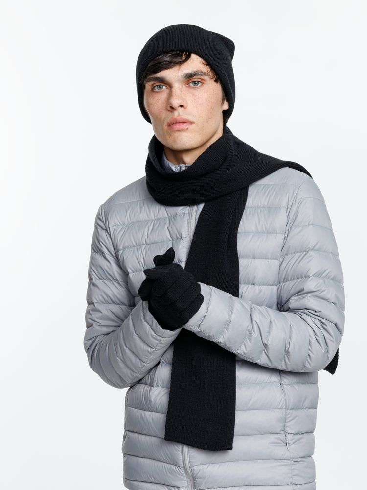 Шапка Urban Flow, черная-6