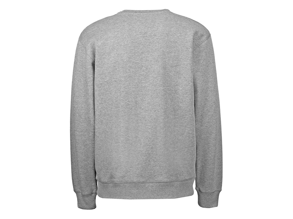Свитшот оверсайз Lisbon унисекс, серый меланж-12