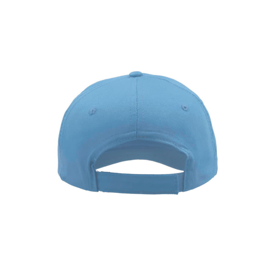 Бейсболка детская KID START FIVE, 5 клиньев, застежка на липучке, голубой-4