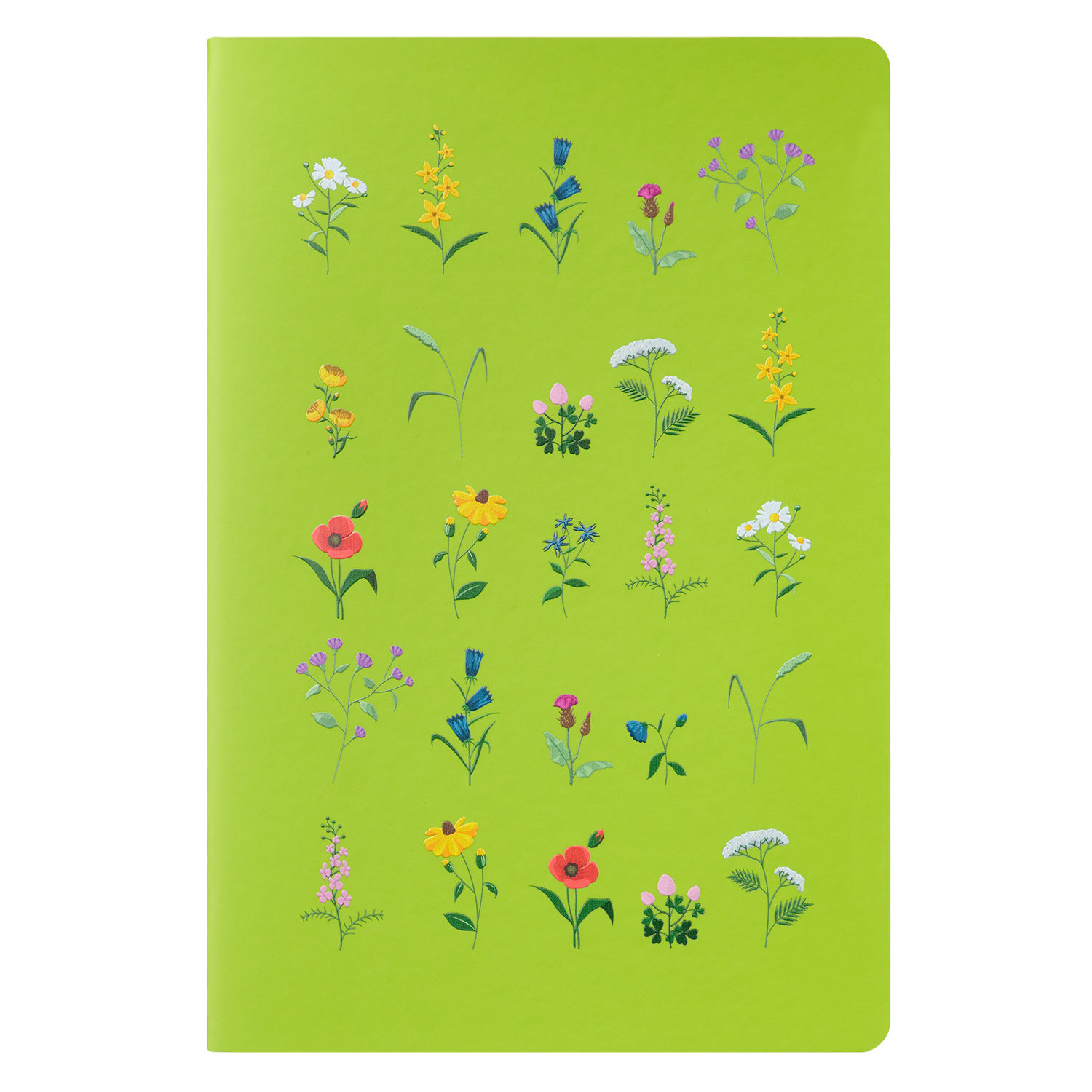 Блокнот Альфа Слим (Alpha slim), салатовый-10