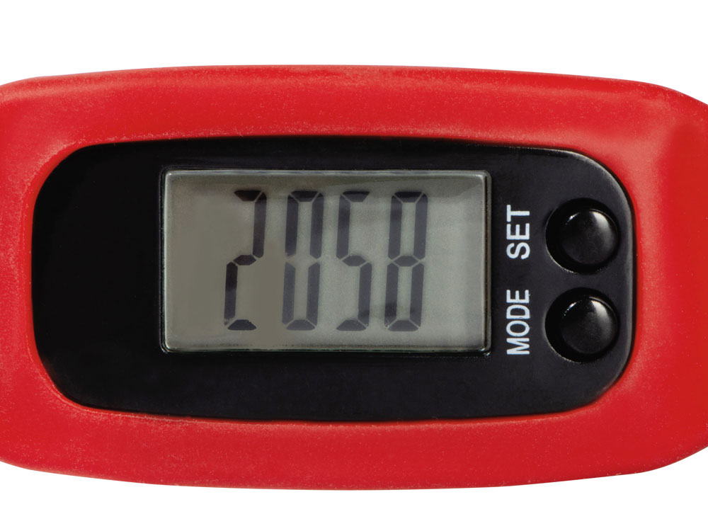 Наручные часы с шагомером Ridley, красный-2