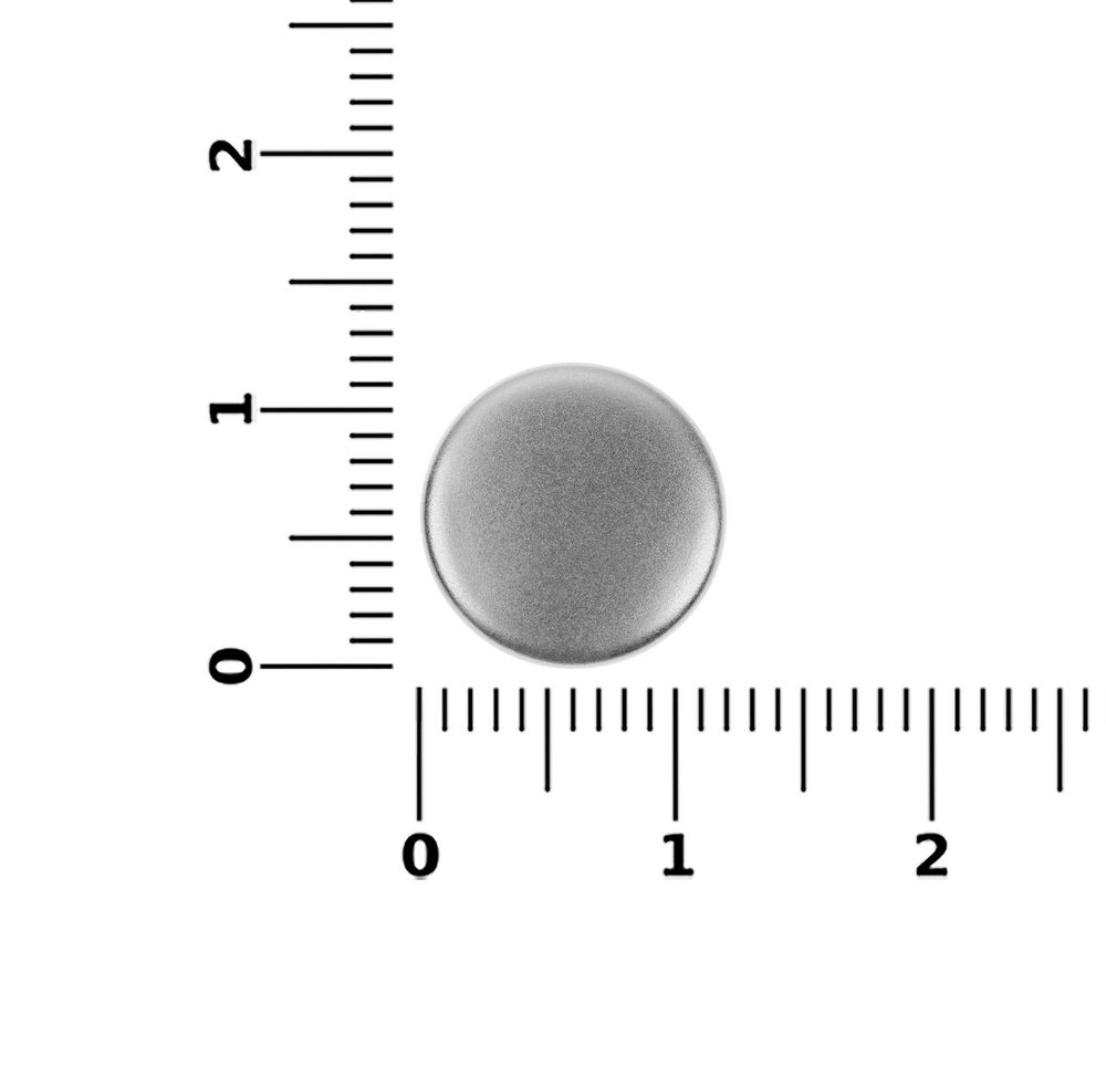 Кнопка Clavis, M, серебристая-1
