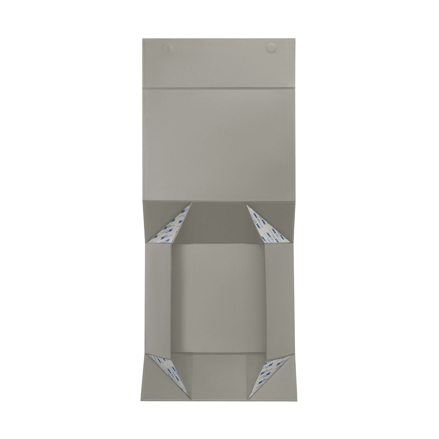 Подарочная коробка-трансформер средняя, серая-3
