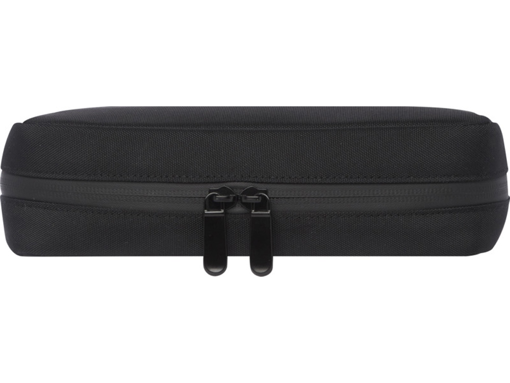 Сумка-органайзер Rise из материалов, переработанных согласно стандарту GRS - сплошной черный-5