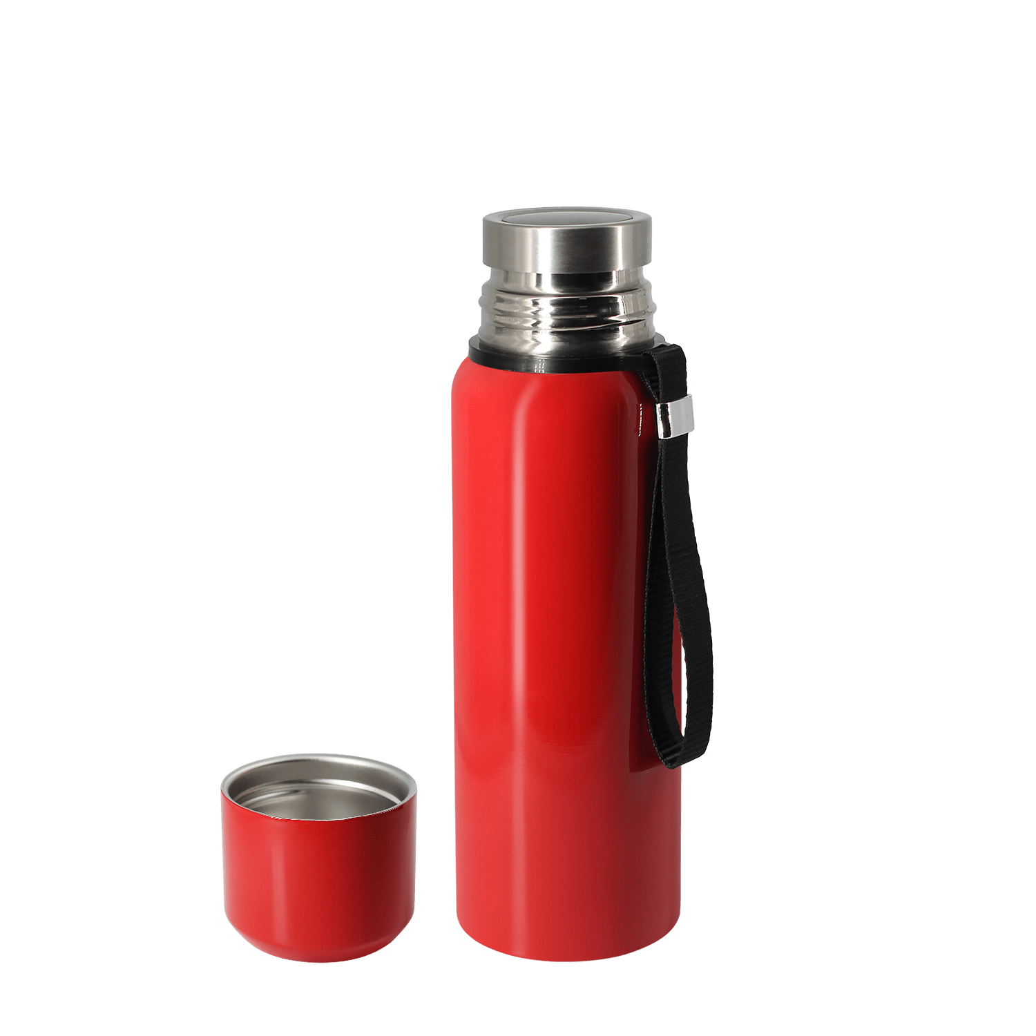 Термос S-travel New с датчиком температуры 600 мл. (красный)-2