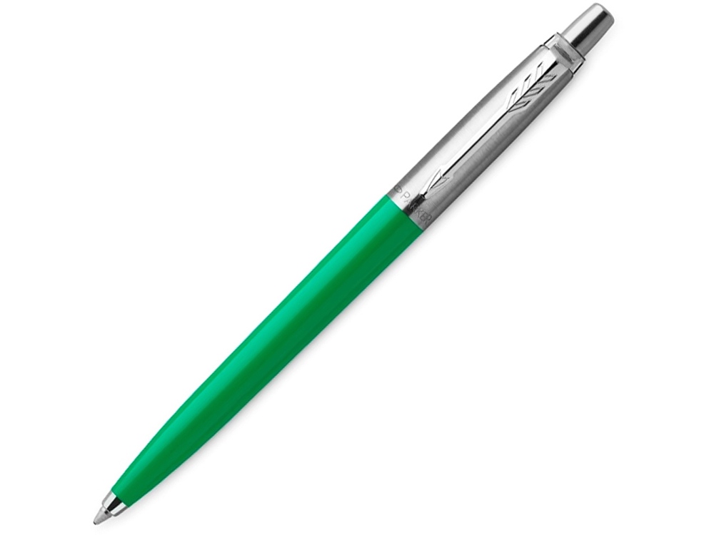 Шариковая ручка Parker Jotter, цвет GREEN, цвет чернил синий, толщина линии M , в подарочной коробке-0