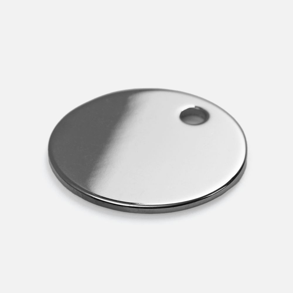 Шильдик металлический Alfa Sirkel, серебристый глянцевый-2