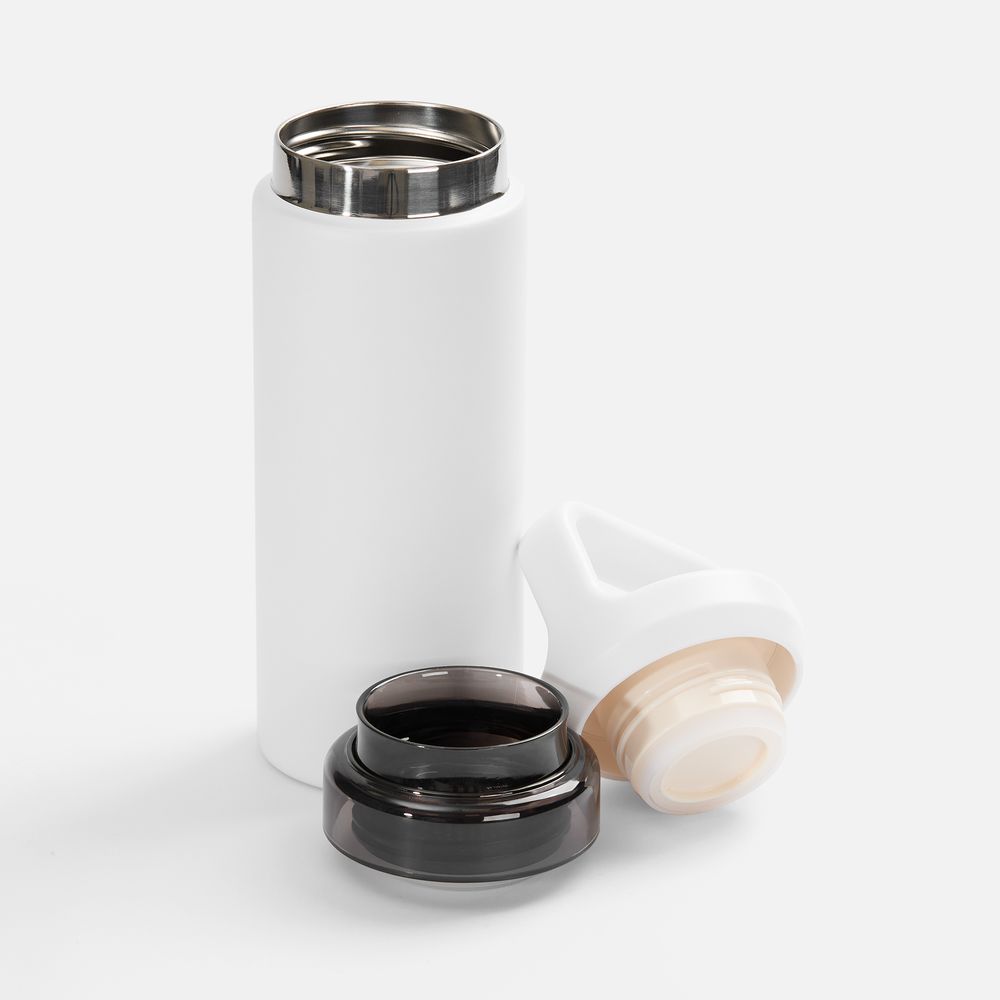 Термостакан Leval с ситечком, белый-1