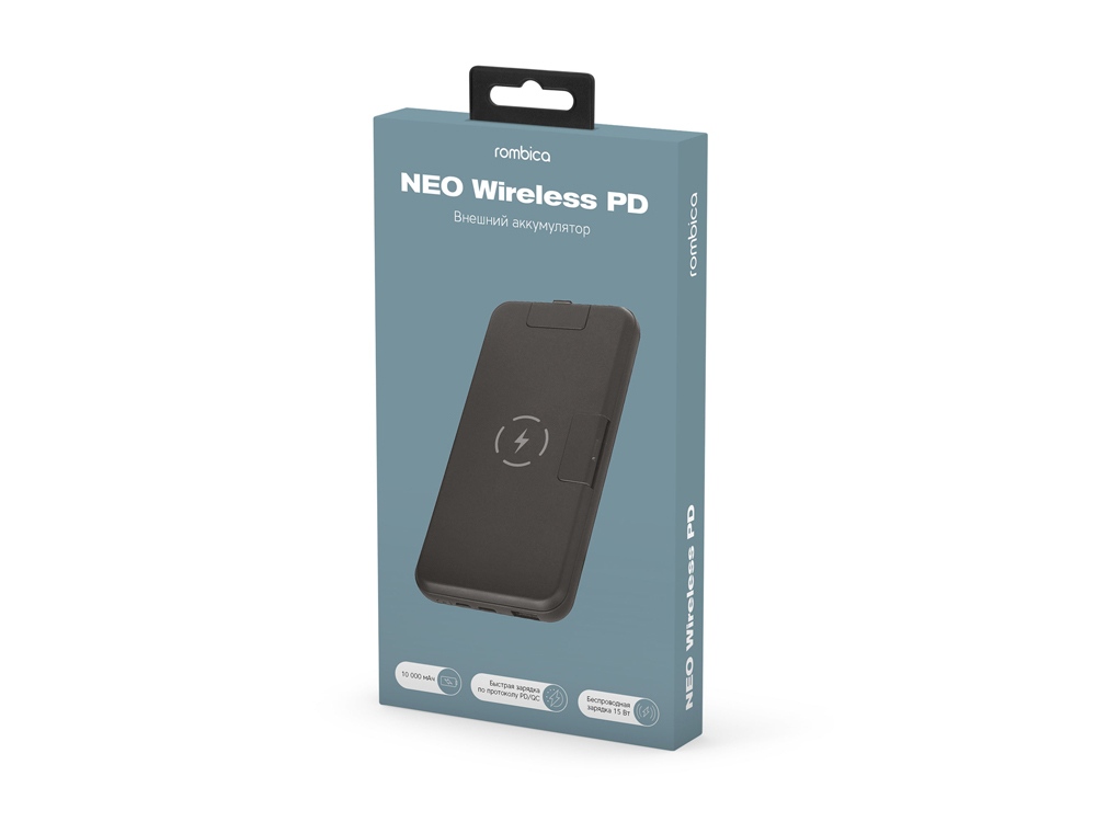 Внешний аккумулятор Rombica NEO Wireless PD Black-5