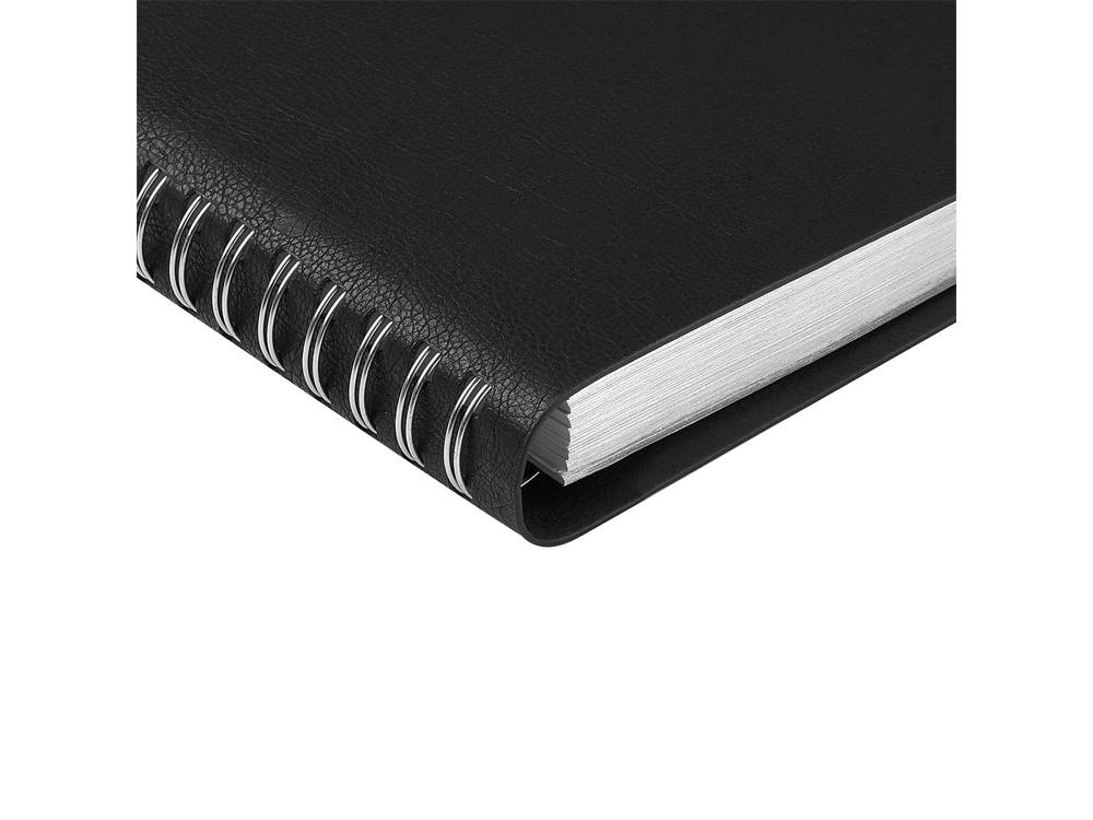 Ежедневник полудатированный А5 Orbit, черный-3