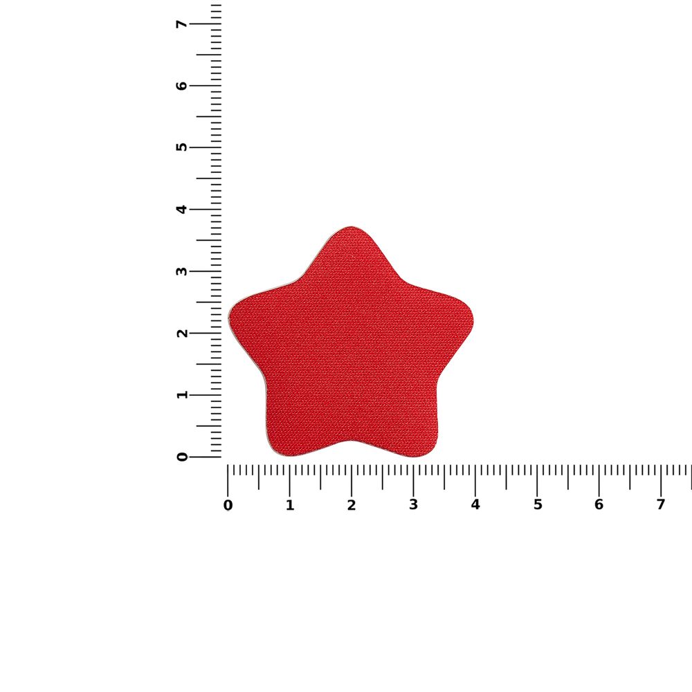 Наклейка тканевая Lunga Bial, M, красная-1