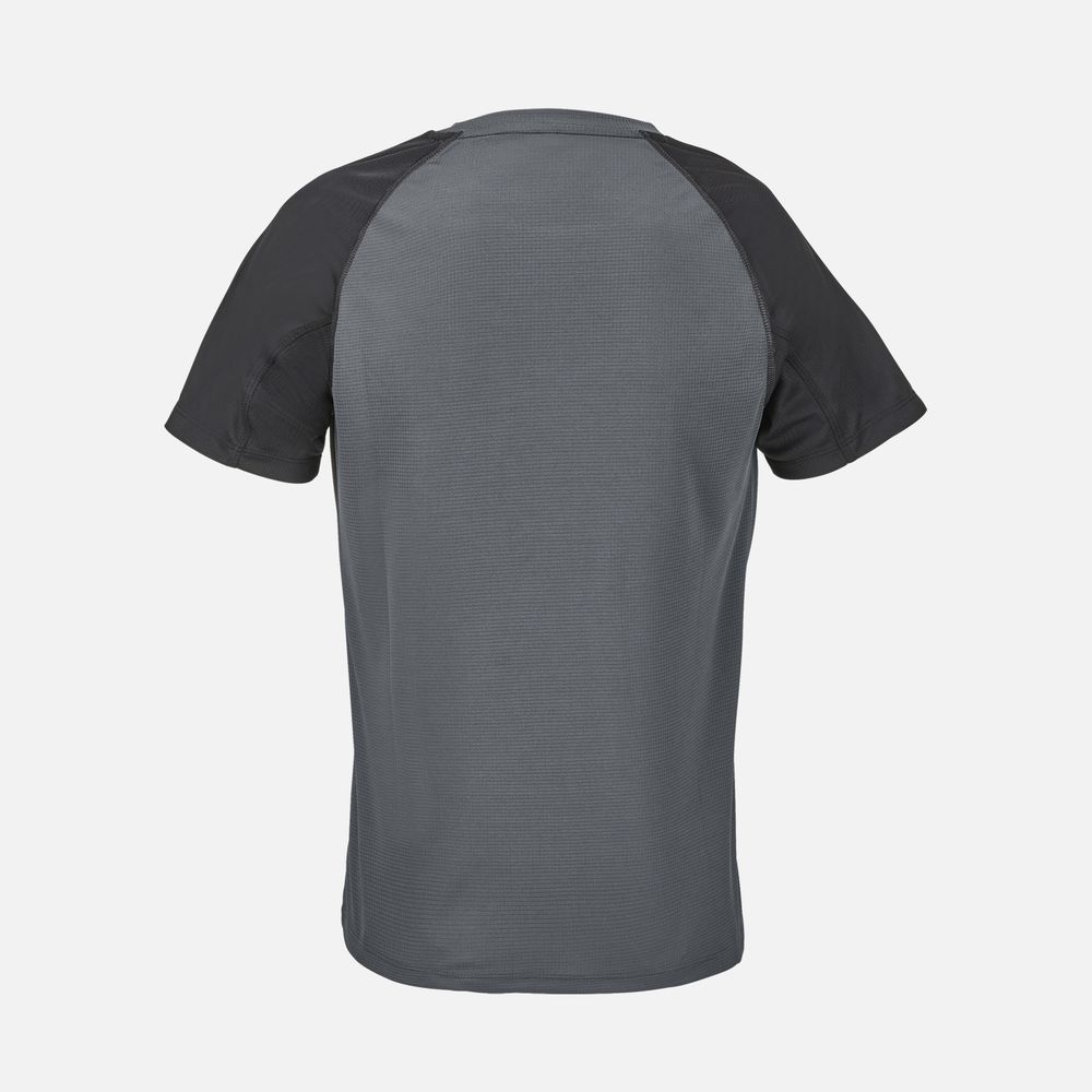 Футболка спортивная женская Vortex Women, черная с темно-серым-1