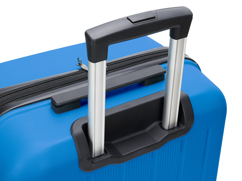 Чемодан TORBER В Отпуск, ярко-синий, полипропилен, 65,5 х 43,5 х 26 см, 62 л-3
