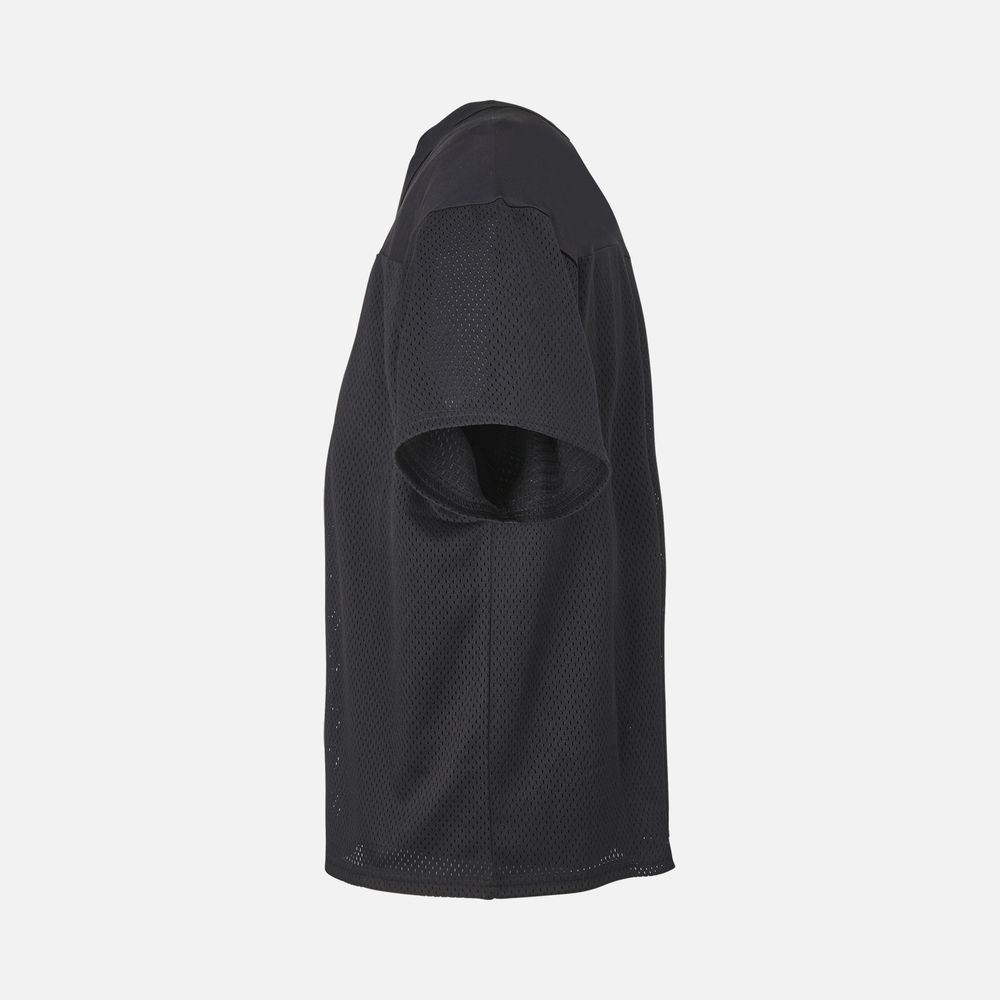 Футболка унисекс Nino с V-образным вырезом, черная-1