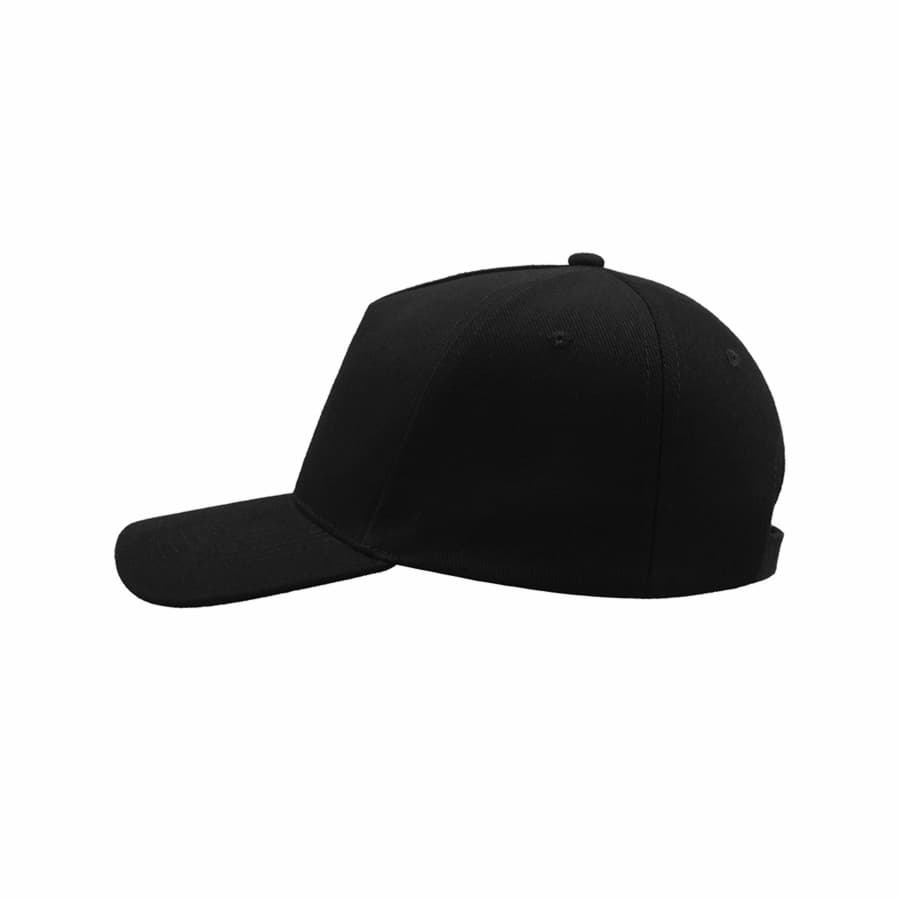 Бейсболка LIBERTY FIVE BUCKLE, 5 клиньев, металлическая застежка , черный-2