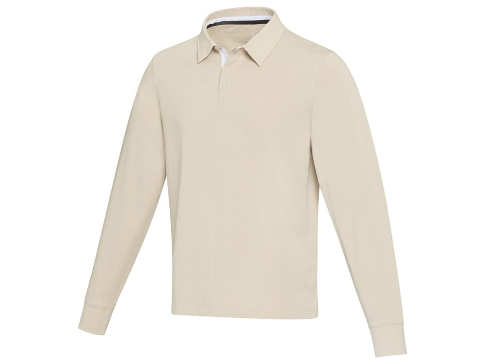 Clyde толстовка-поло унисекс для регби - Oatmeal-0