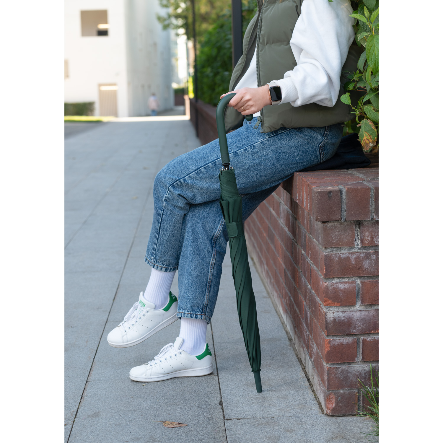 Зонт-трость Фантом (Phantom), зеленый-12