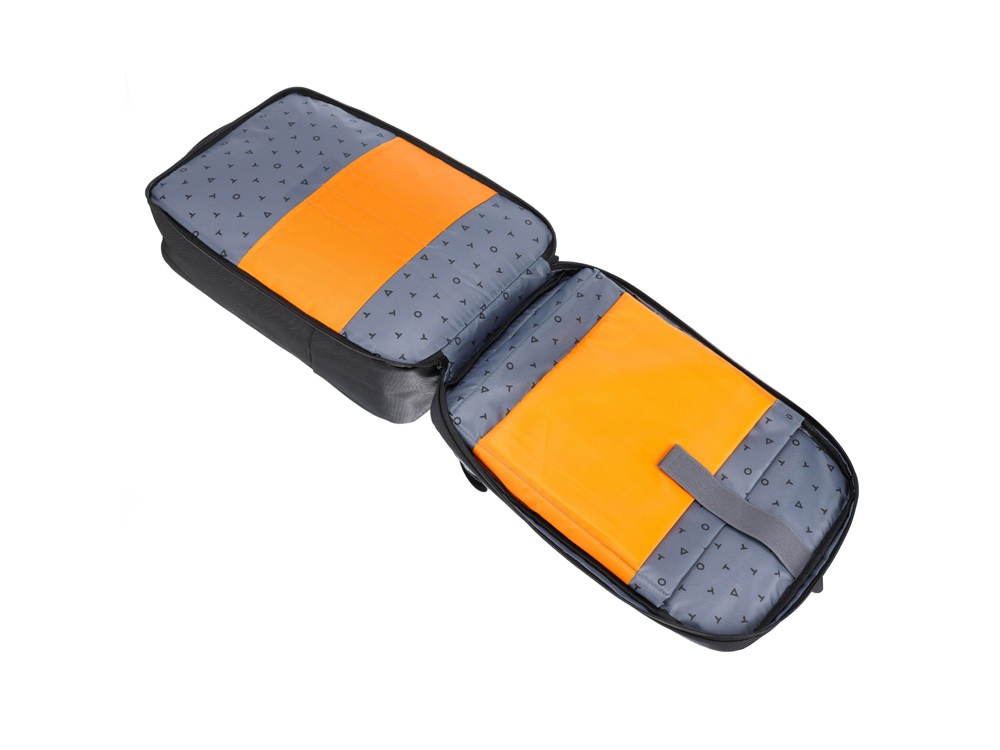 Рюкзак TORBER ВОЯЖ с отделением для ноутбука 17'', черный, полиэстер 900D, 31х17х44 см, 18 л-3