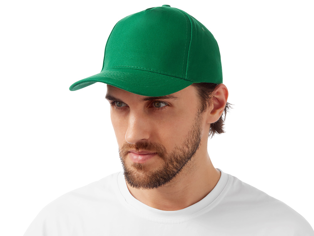 Бейсболка Florida 5-ти панельная, зеленый-1