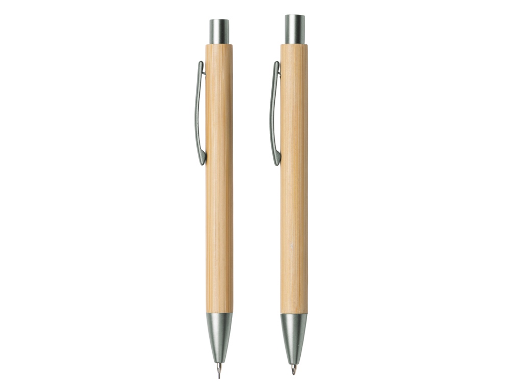 Набор ручка и механический карандаш Tender bamboo, натуральный-3