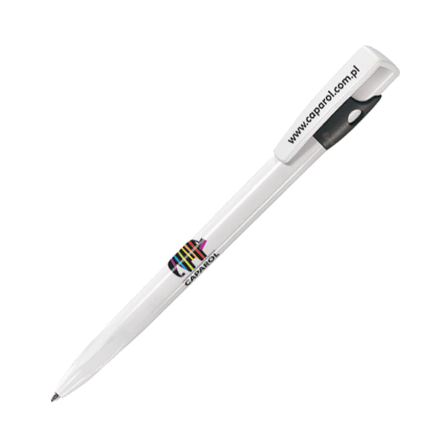 Ручка шариковая KIKI, белый, черный-1