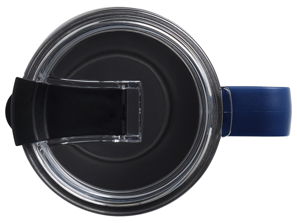 Термокружка Кенчер с двойными стенками из нержавеющей стали 304 и полипропилена, королевский синий-3