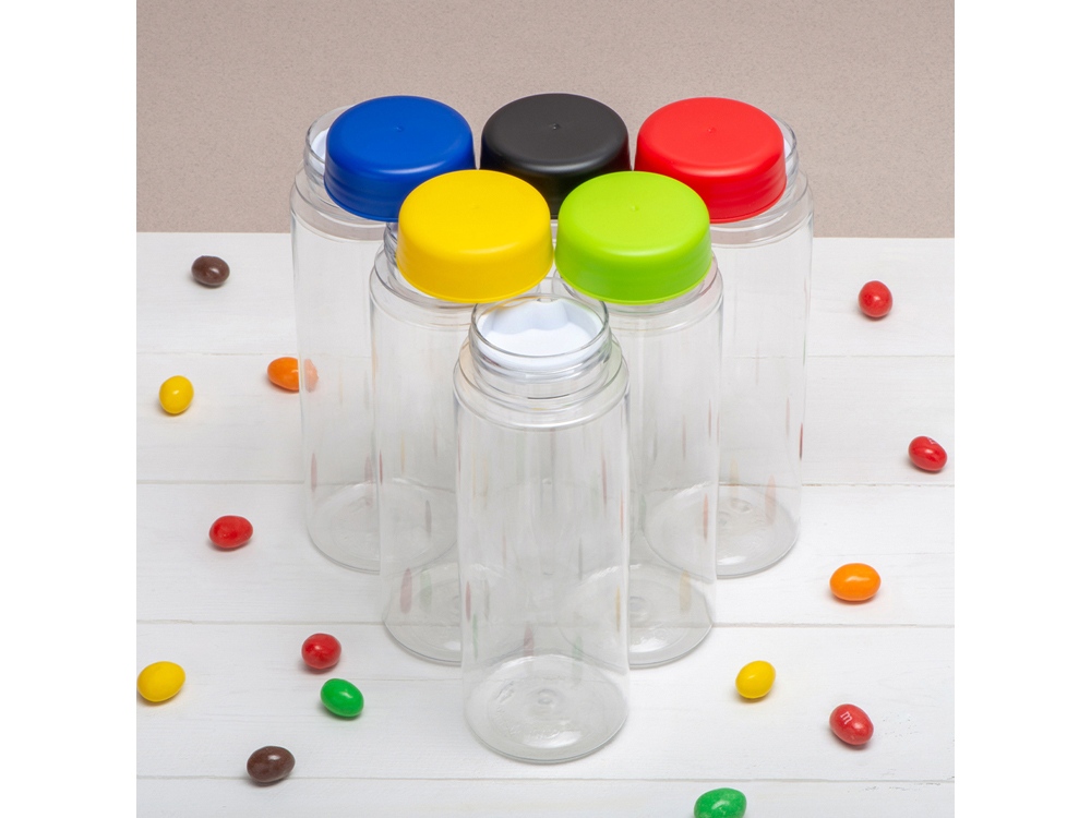 Бутылка для воды Candy, PET, серый-9