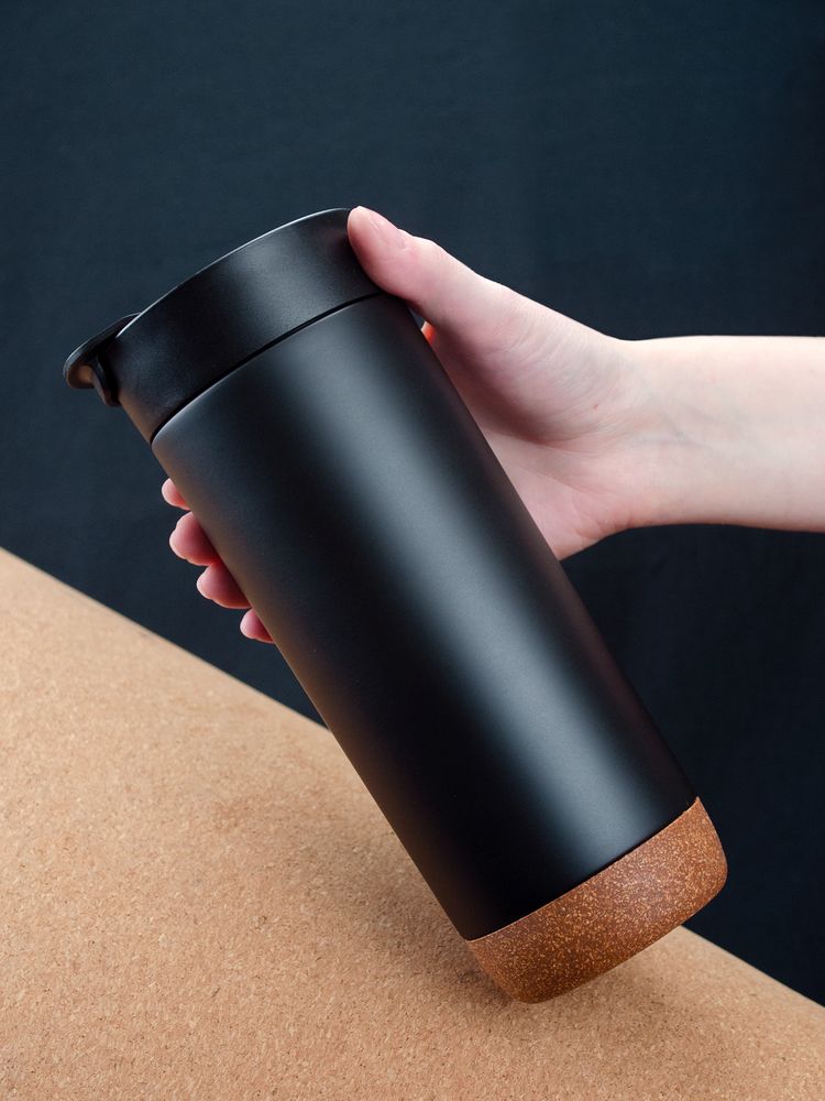 Термостакан Steady, черный-4