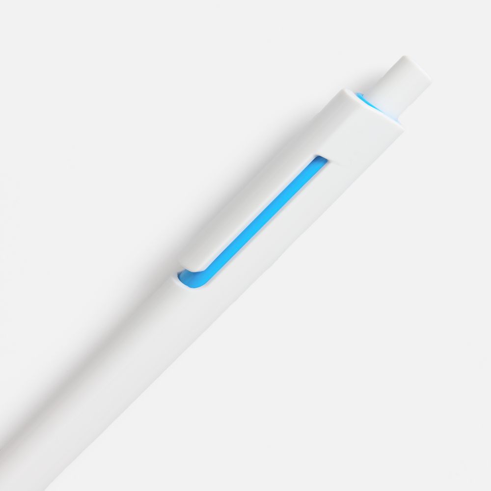 Ручка шариковая Dominanta, белая с голубым-2