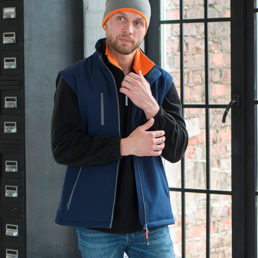 Жилет мужской софтшелл TARVISIO MAN 320, черный-5