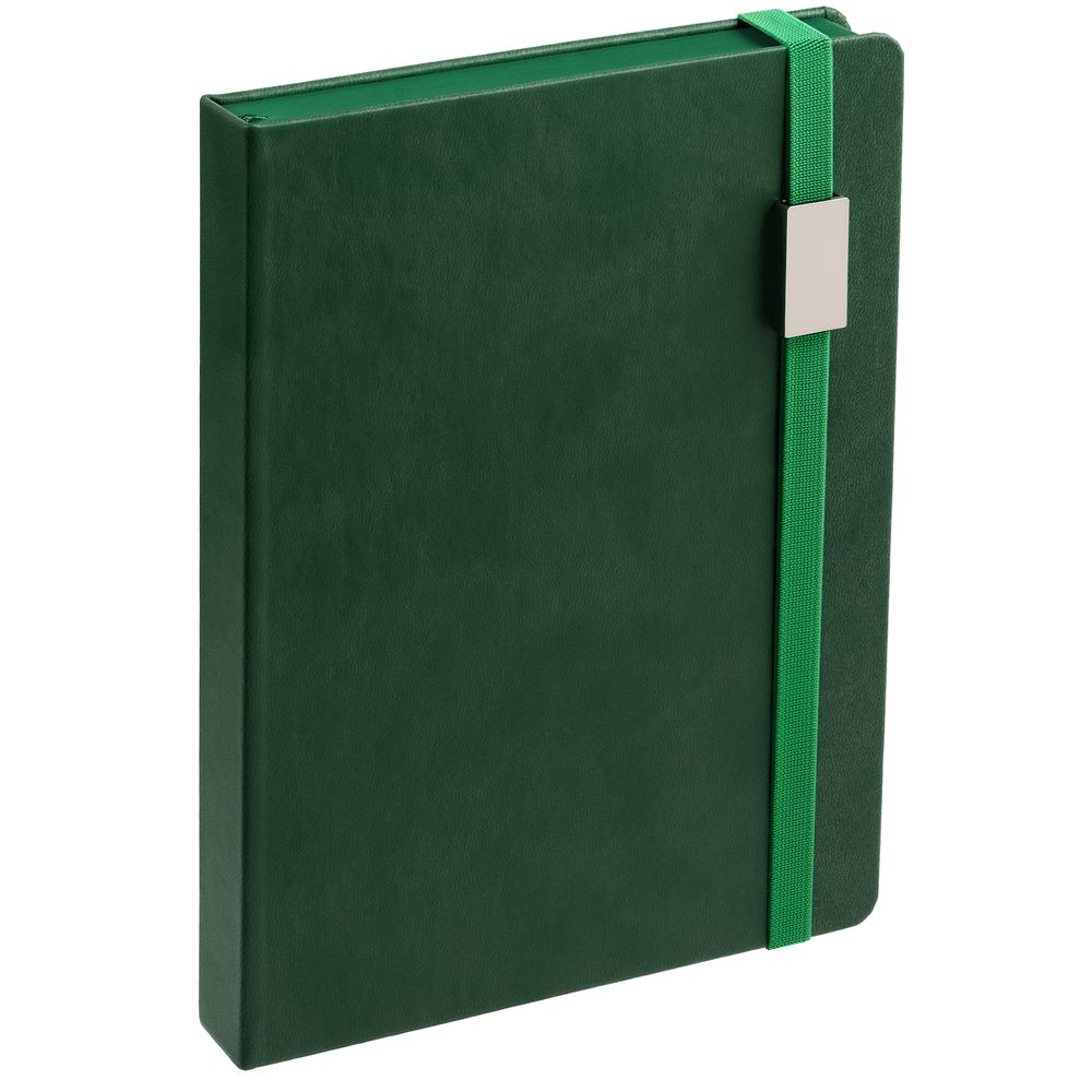 Ежедневник New Factor Metal, зеленый-0