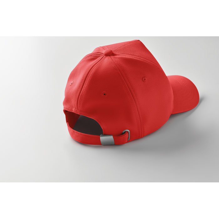 Бейсболка из RPET, красный-2