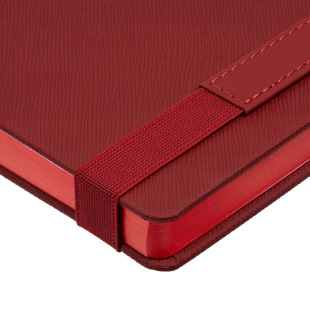 Ежедневник Peel, недатированный, красный-3