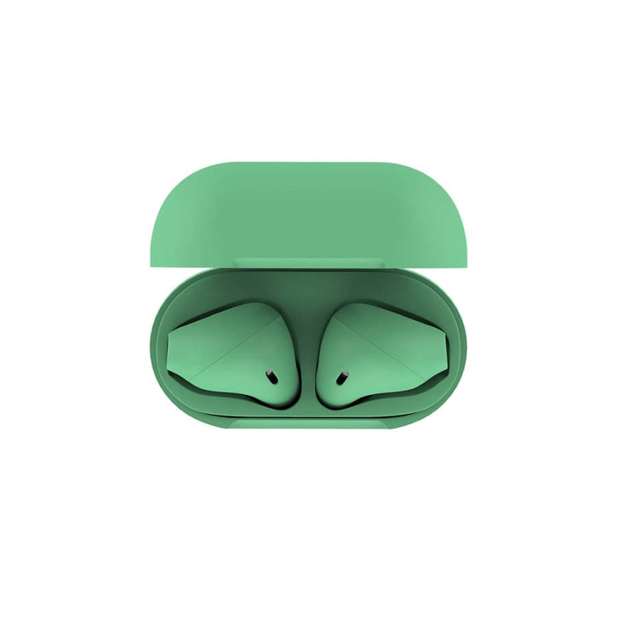 Наушники беспроводные с зарядным боксом TWS AIR SOFT, цвет мятный, мятный-2