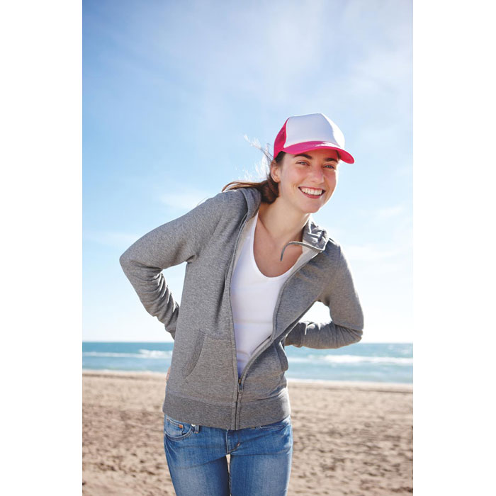 Бейсболка, неоновый розовый цвет-1