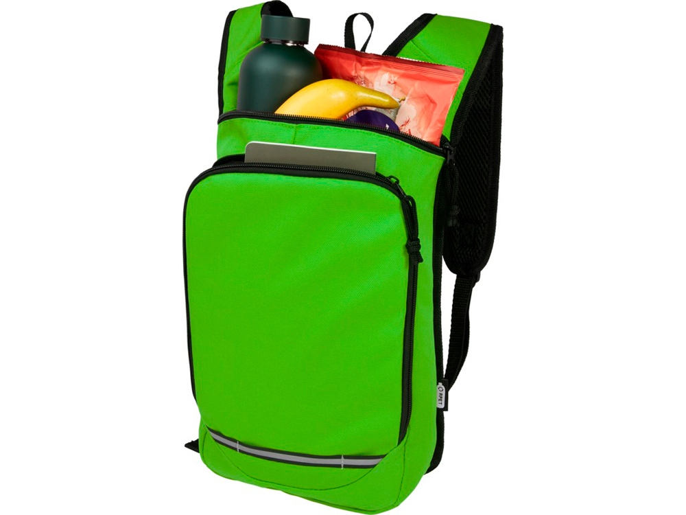 Рюкзак для прогулок Trails объемом 6,5 л, изготовленный из переработанного ПЭТ по стандарту GRS, лайм-3