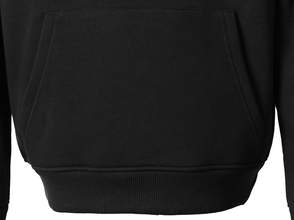 Толстовка с капюшоном оверсайз Berlin унисекс, черный-11