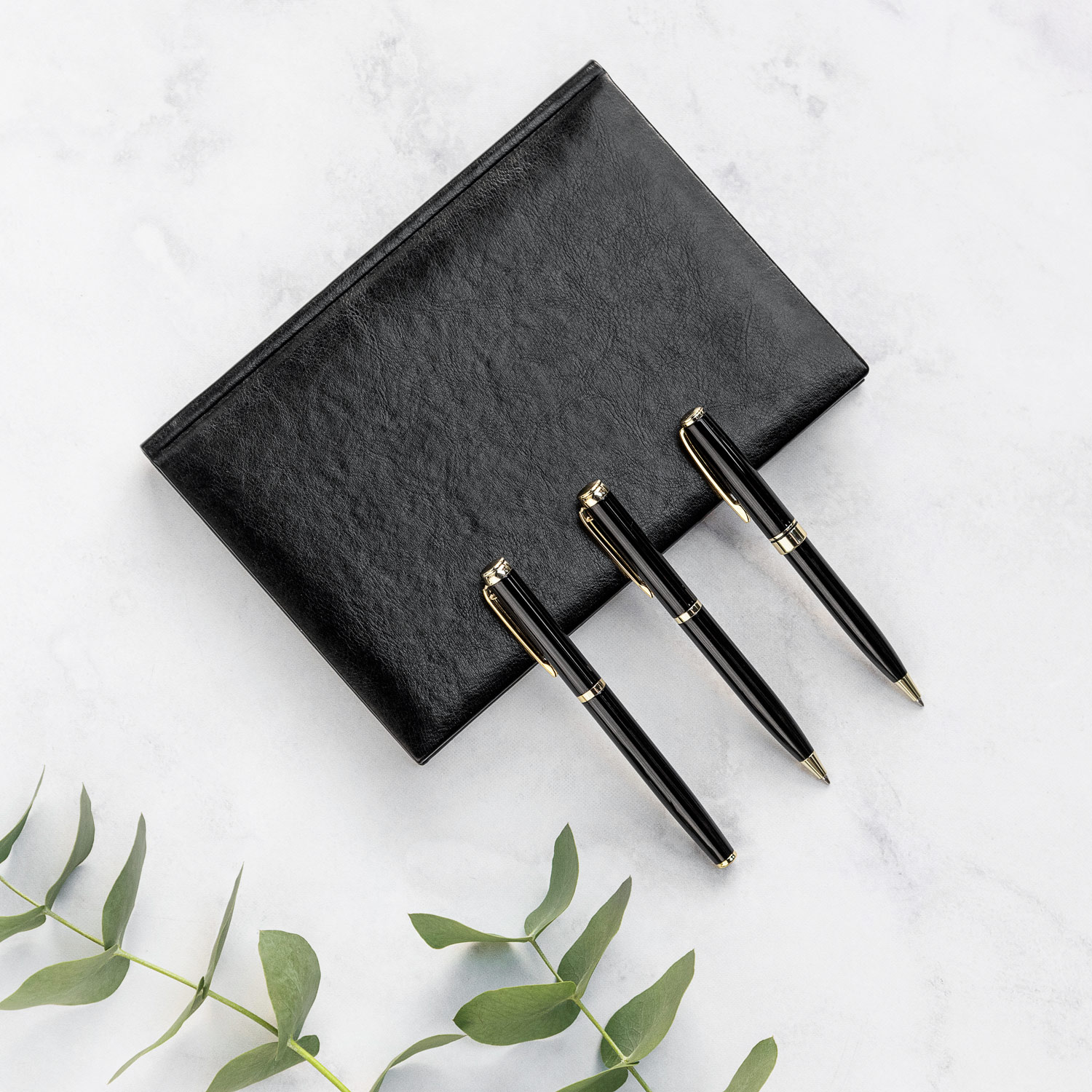 Шариковая ручка Sonata BP, черная/позолота-6