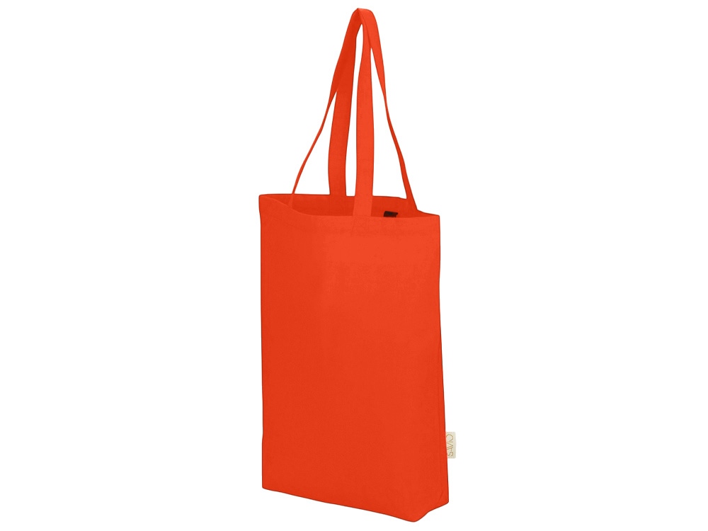 Сумка Fixy из переработанного хлопка с фиксирующей эластичной лентой, оранжевый-2