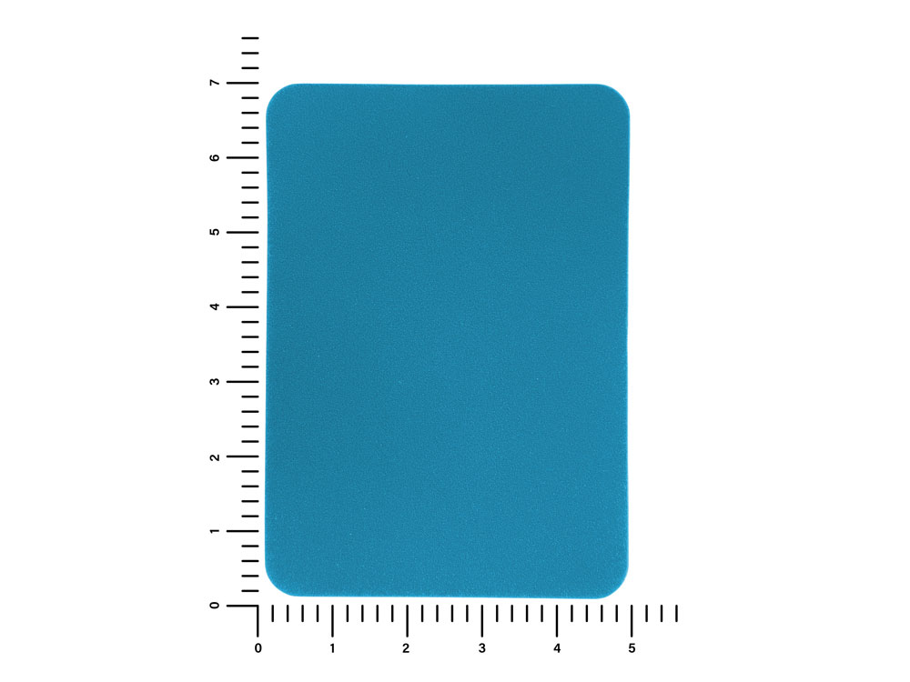 ПАТЧ ПРЯМОУГОЛНЫЙ nubuk (голубой) 5,0 х 7,0 см-2