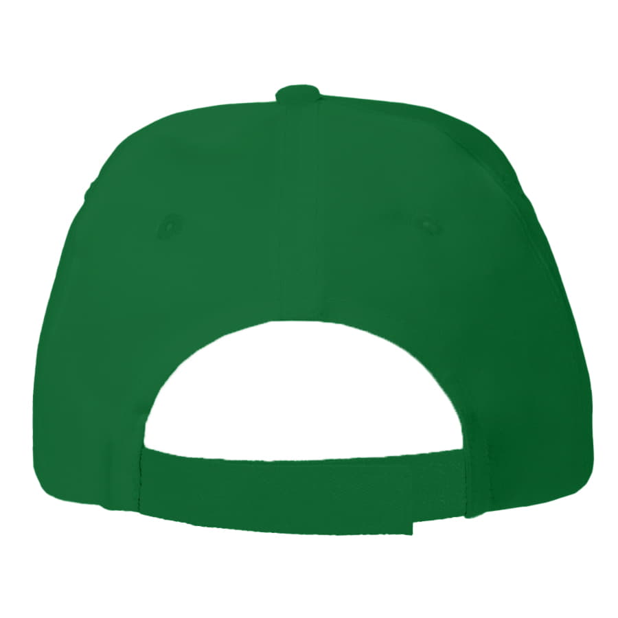 Бейсболка Fortuna, 5 клиньев,  застежка на липучке, зеленый-2