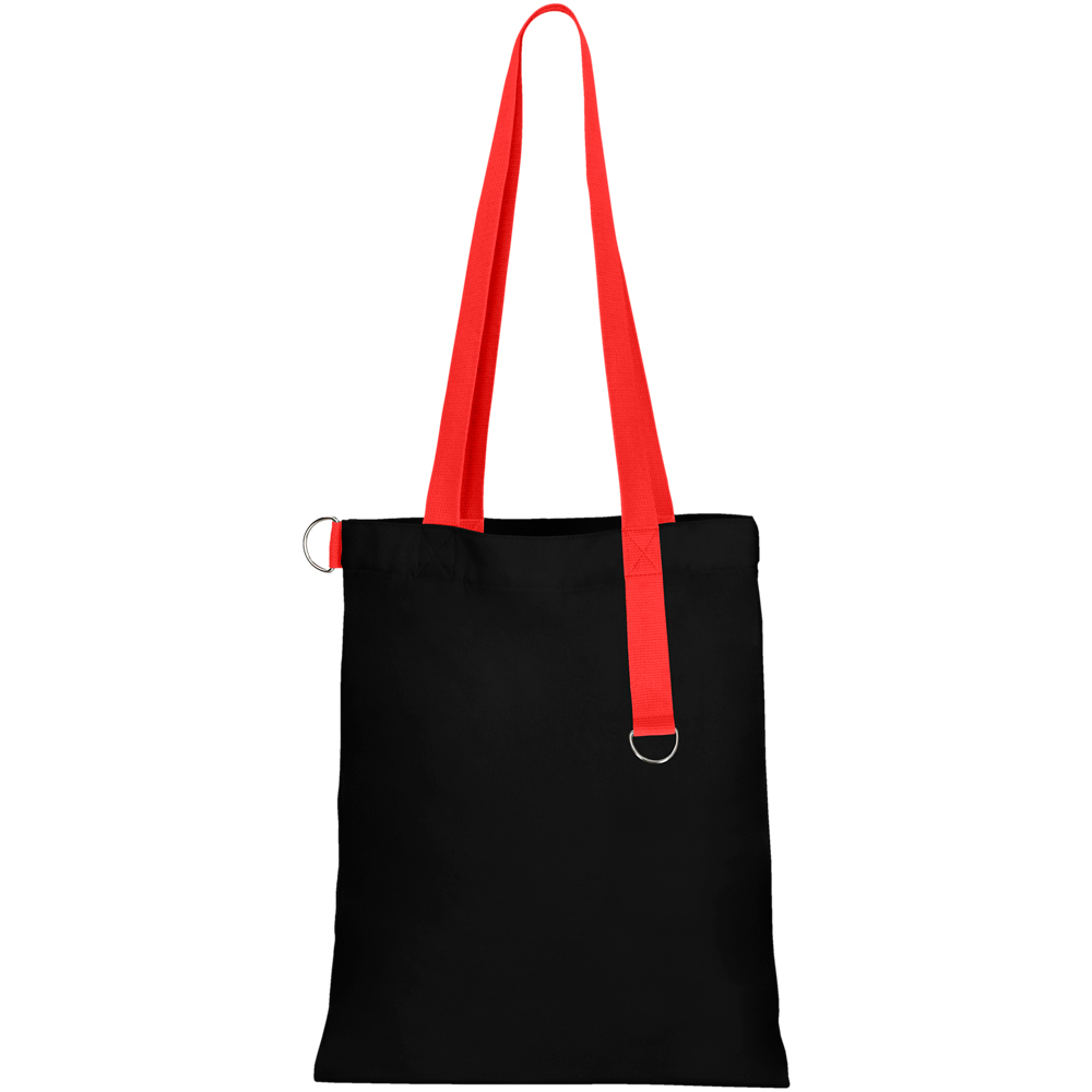 Сумка для покупок Black GLOW 325 г/м², Чёрный/Красный-0