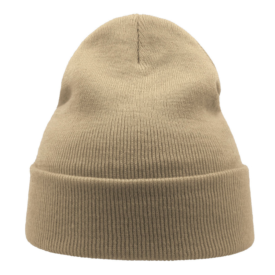 Шапка вязаная  двойная Wind-S, бежевый-6